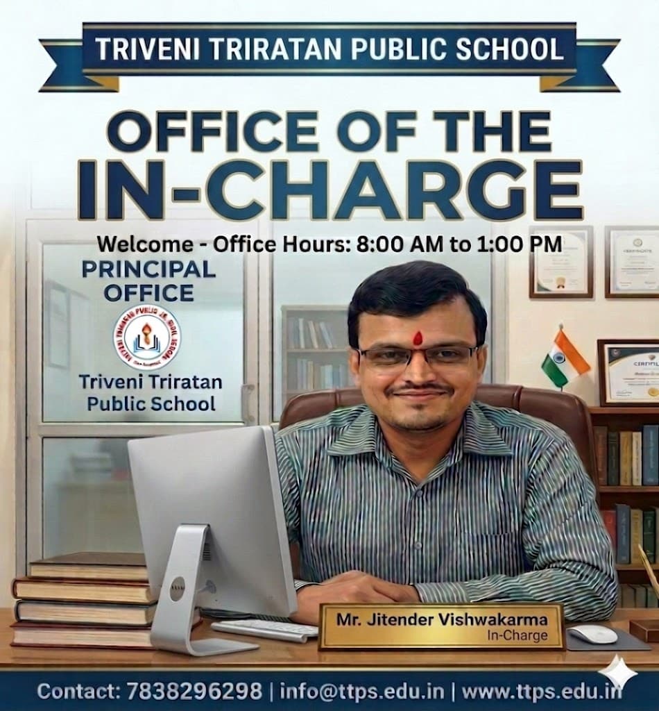 School In-Charge Mr. Jitender Vishwakarma
